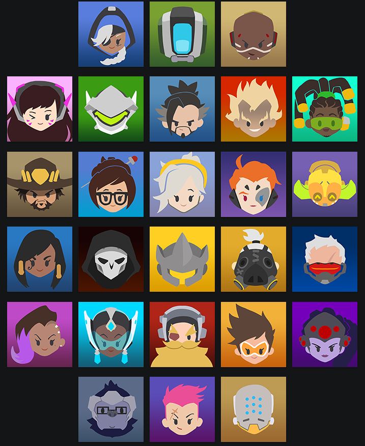 Overwatch iconos