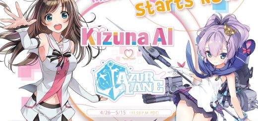 Kizuna AI x Azur Lane colaboración